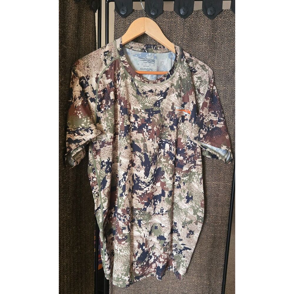 SITKA Gear Men's Core Lightweight Crew Short Sleeve - Subalpine Camo - Size  2XL
